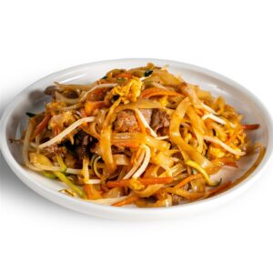 Padthai con verdure e manzo