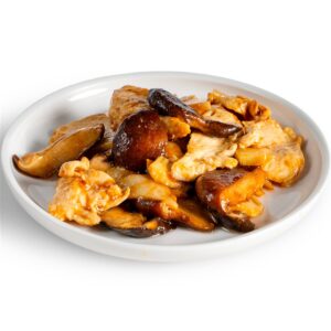 Pollo bambù e funghi