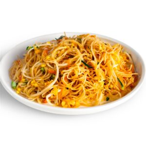 Spaghetti di riso con verdure