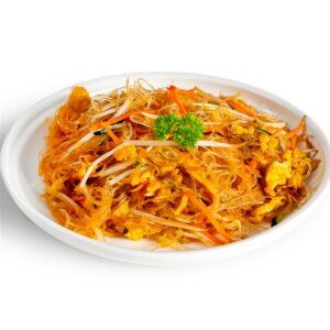 Spaghetti di soia con verdure