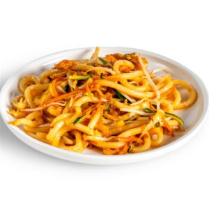 Yaki udon con verdure