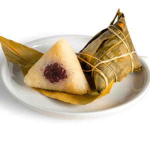 Zongzi con ripieno di fagioli azuki