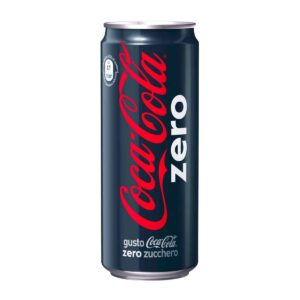 Coca Cola zero in lattina 33 cl.
