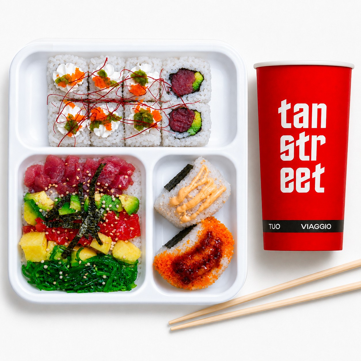 Bento Tuna + acqua